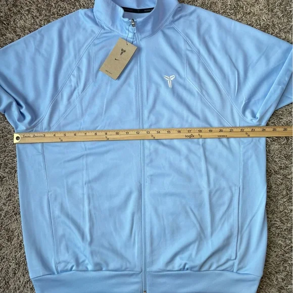Nike Mamba Kobe Bryant Full Zip Jacket Mens Large Light Blue Dri-Fit HJ8097-422 - Picture 11 of 11